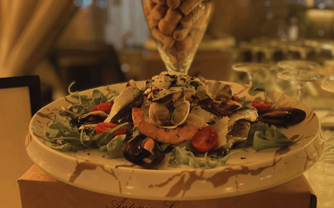 Especialidades de fin de semana: Antipasto Mare gourmet y Spaghetti con Bogavante